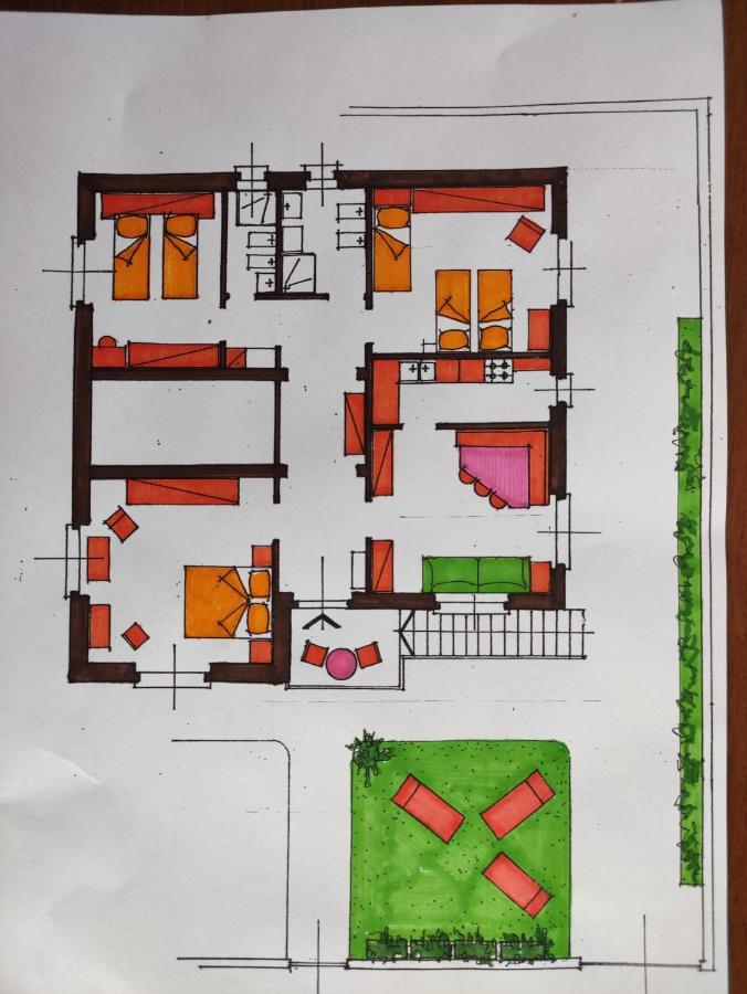 ורבאניה Il Nido Del Merlo Parcheggio E Giardino מראה חיצוני תמונה